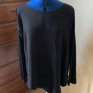 Eileen Fisher oversized pullover top.
